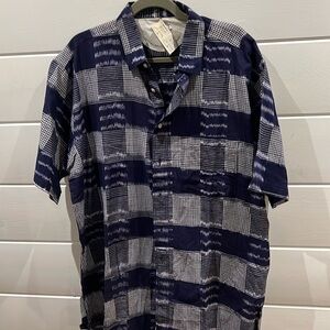 Vintage new with‎ tags Robert Peritz saratoga men’s XL 100% cotton shirt